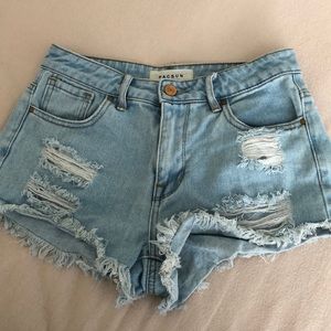 high rise festival shorts from pacsun